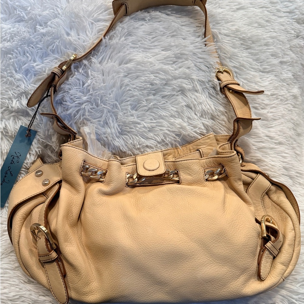 Kate Landry Cream Shoulder Bag